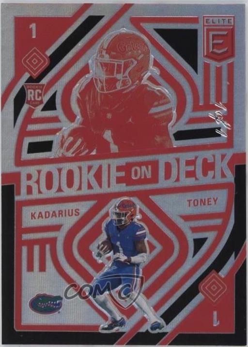 Kadarius Toney #RD10 2021 Panini Donruss Elite Rookie On Deck Football