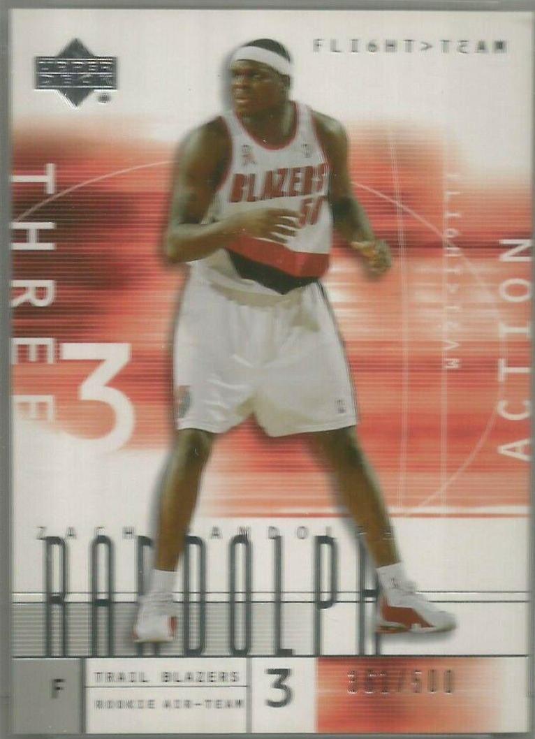 Zach Randolph #113 Basketball Cards 2001 Upper Deck Flight Team