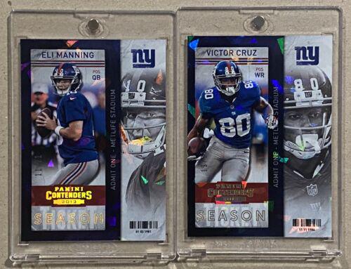 Victor Cruz [Cracked Ice Ticket] #50