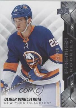 Oliver Wahlstrom #58 Hockey Cards 2019 Upper Deck Premier