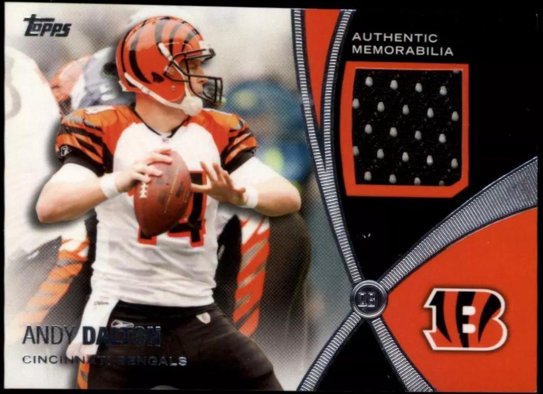 Andy Dalton #PPR-AD Football Cards 2012 Topps Prolific Playmakers Relics
