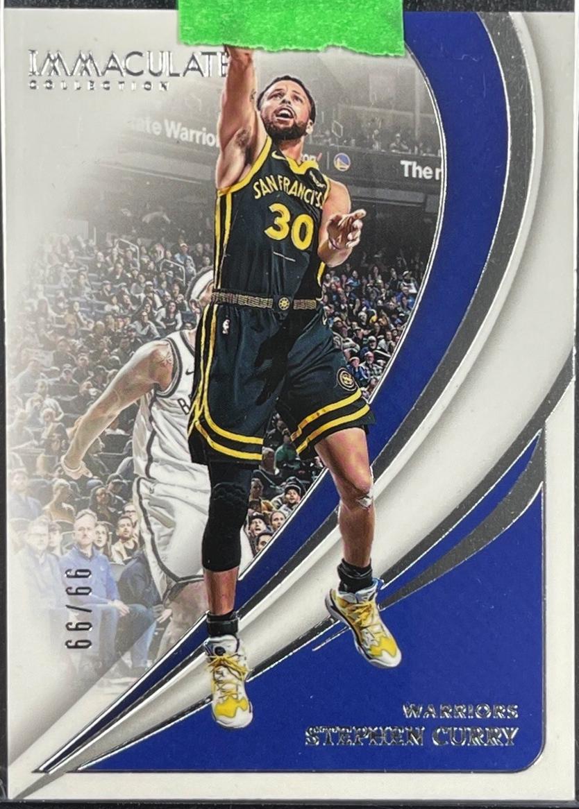 Stephen Curry #66 Basketball Cards 2023 Panini Immaculate