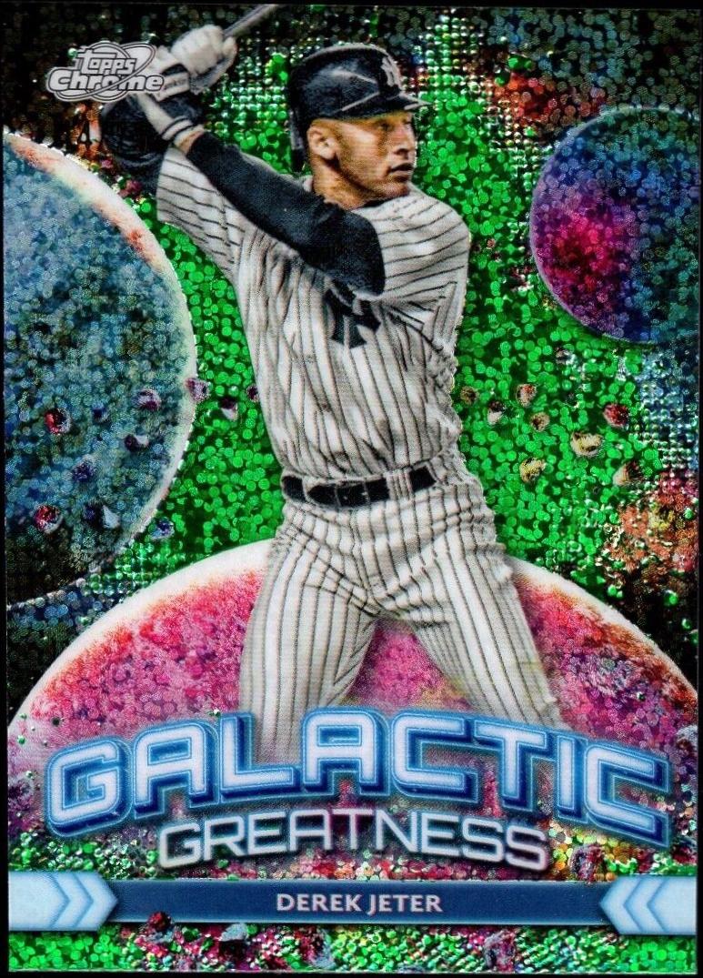 Derek Jeter [Green Space Dust Refractor] #GG-21