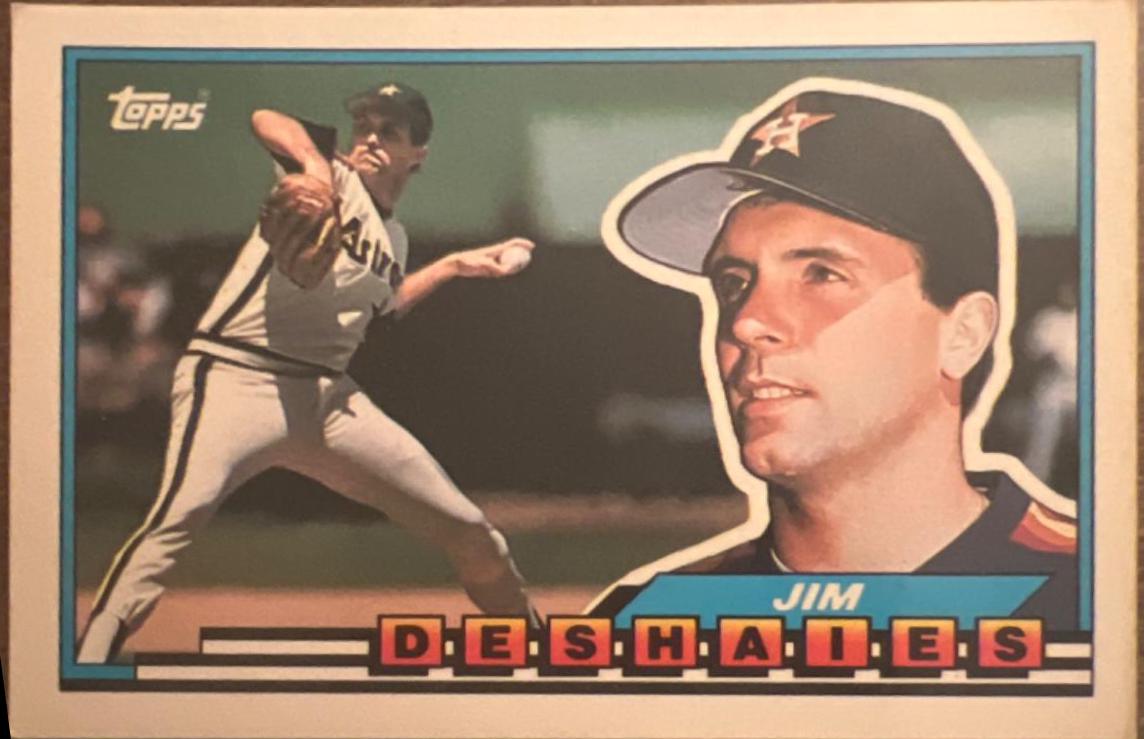 Jim Deshaies #29 Baseball Cards 1989 Topps Big