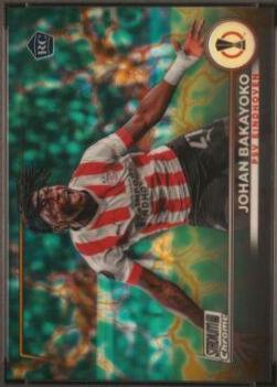 Johan Bakayoko #50 Soccer Cards 2022 Stadium Club Chrome UEFA Competitions