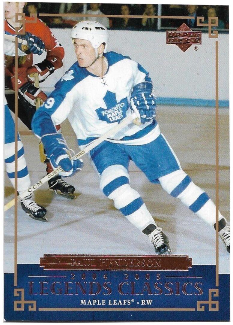 Paul Henderson #43 Hockey Cards 2004 Upper Deck Legends Classics
