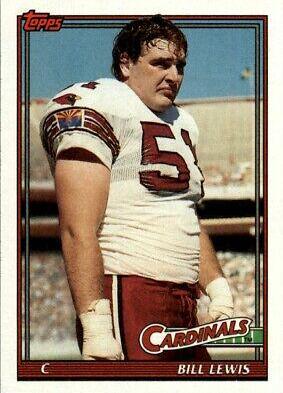 Bill Lewis #512 Football Cards 1991 Topps