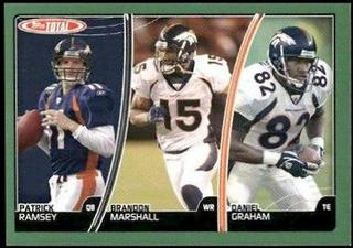 Brandon Marshall, Daniel Graham, Patrick Ramsey