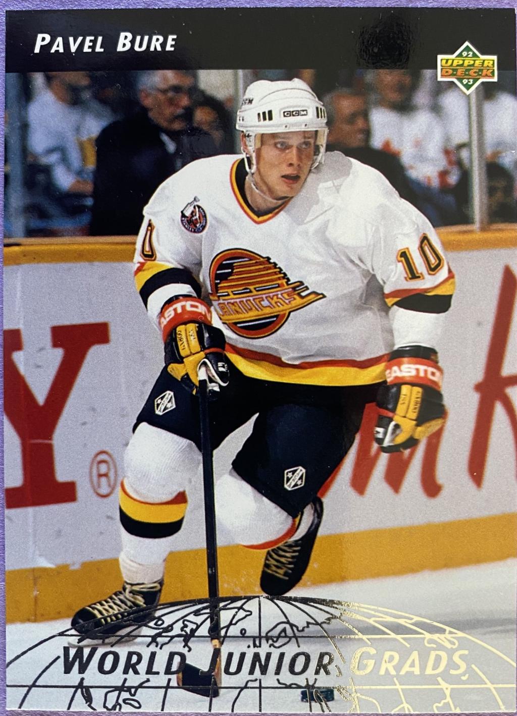Pavel Bure #WG5 1992-93 Upper Deck Hockey World Junior Grads