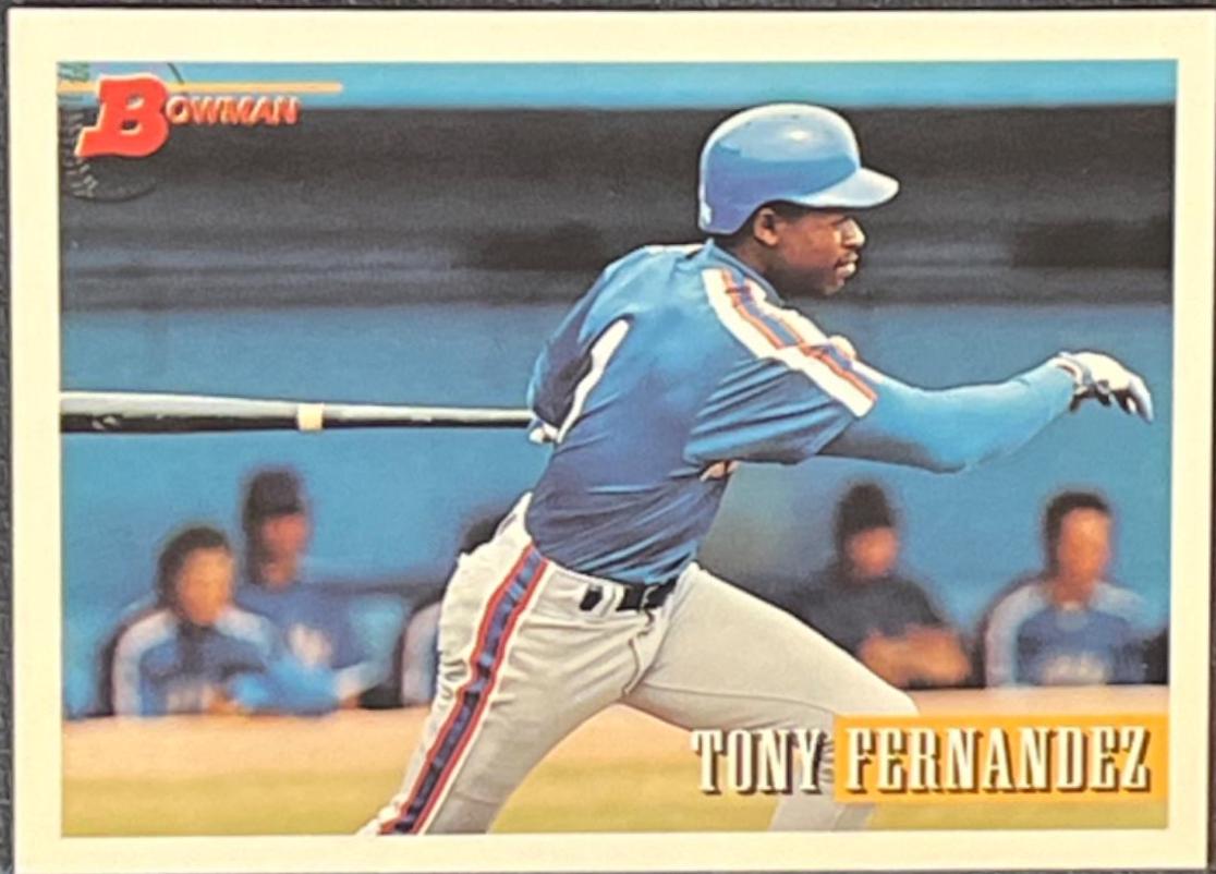 Tony Fernandez #18 Baseball Cards 1993 Bowman
