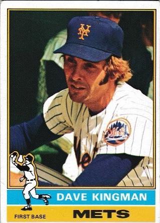 Dave Kingman #40 Baseball Cards 1976 Topps