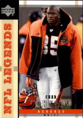 Chad Johnson #17 Football Cards 2004 Upper Deck Legends