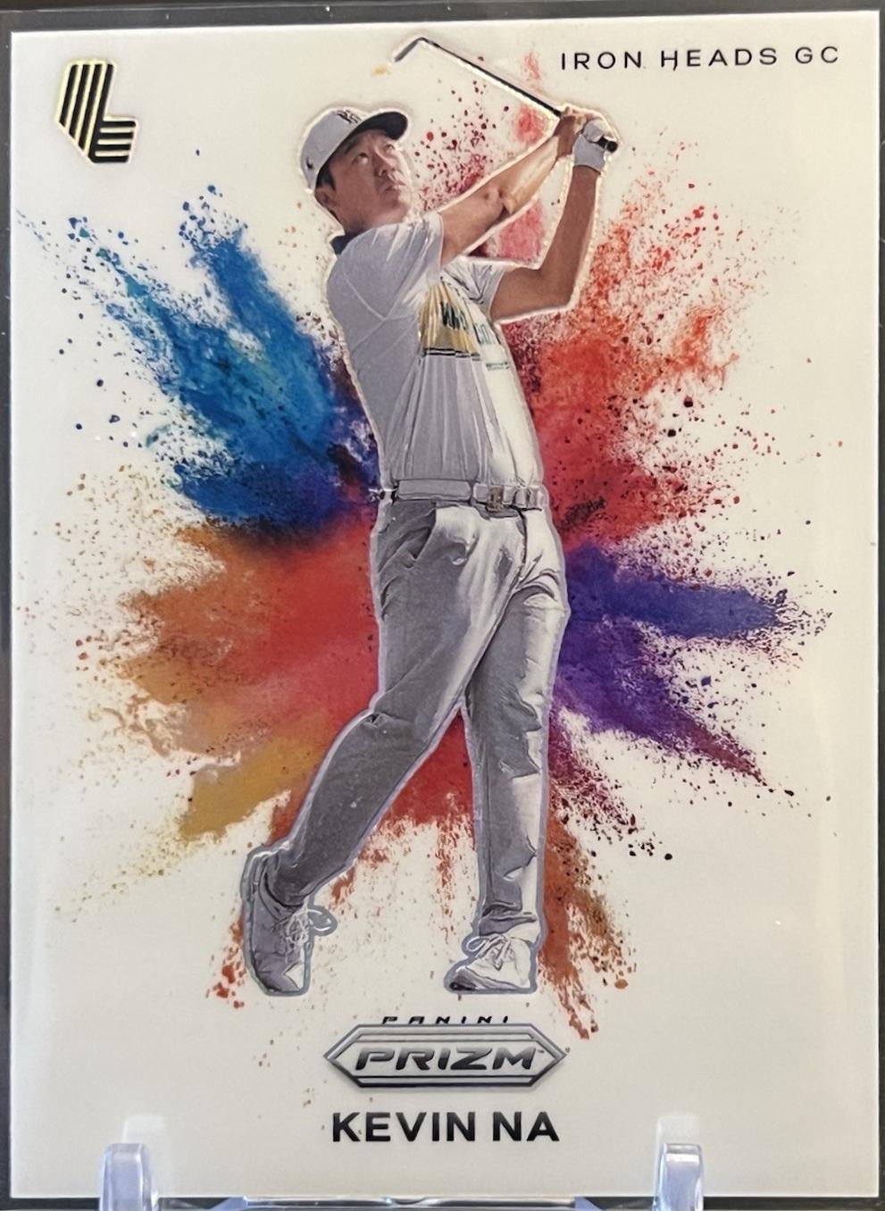 Kevin Na #9 Golf Cards 2024 Panini Prizm LIV Color Blast