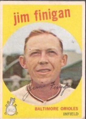 Jim Finigan #47 Baseball Cards 1959 Venezuela Topps