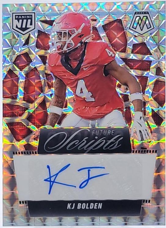 KJ Bolden #11 Prices | 2025 Panini Mosaic Future Scripts