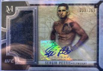 Sergio Pettis #SSAR-SP Ufc Cards 2018 Topps UFC Museum Collection Relic Autographs