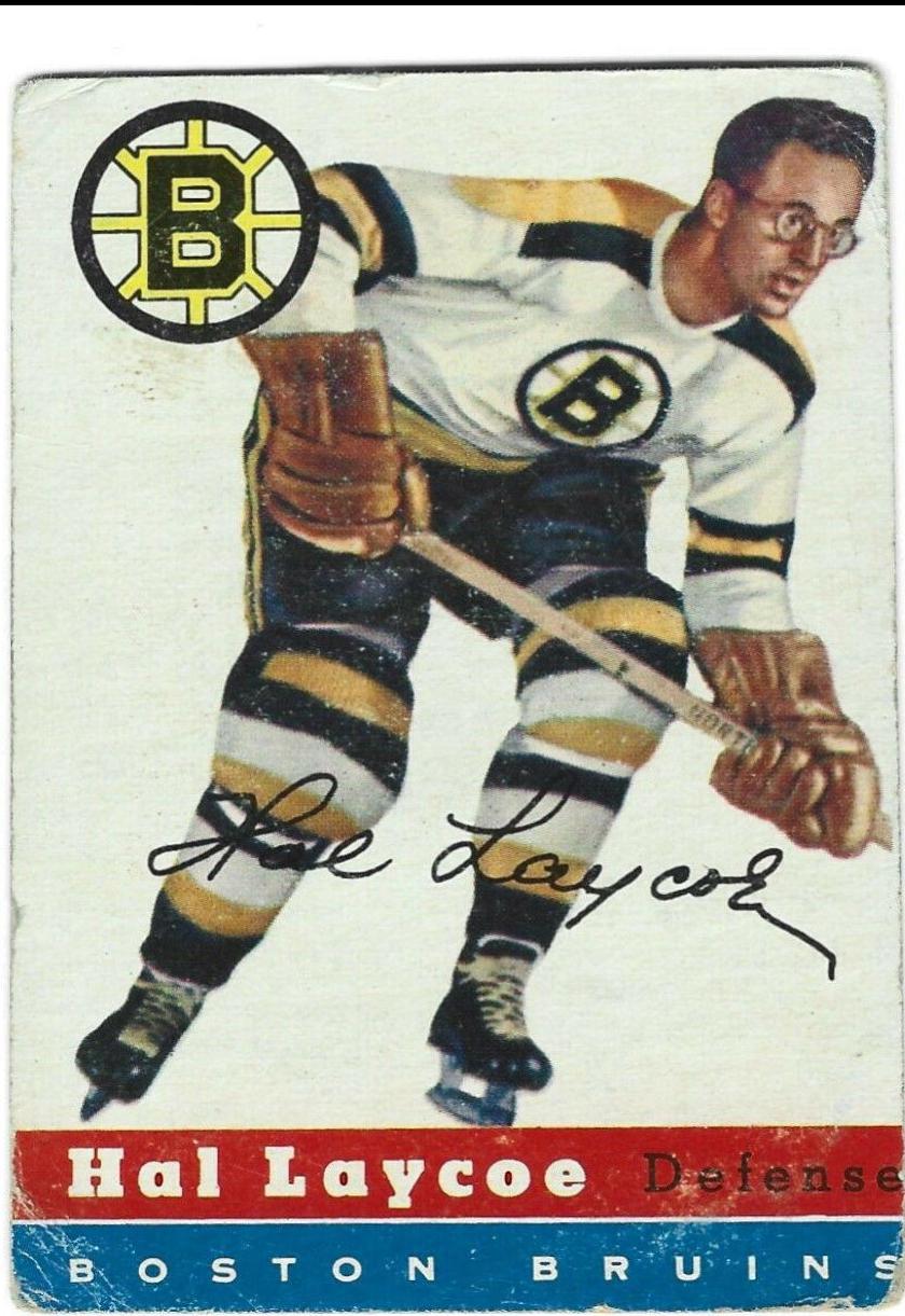 Hal Laycoe #38 Hockey Cards 1954 Topps