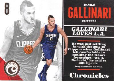 Danilo Gallinari #22 2017-18 Panini Chronicles Basketball