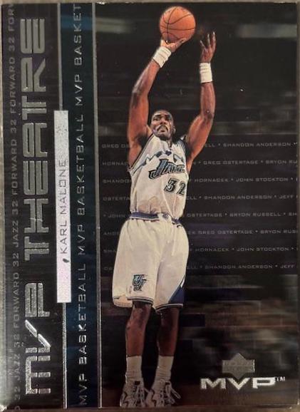 Karl Malone #M1 Basketball Cards 1999 Upper Deck MVP Theatre