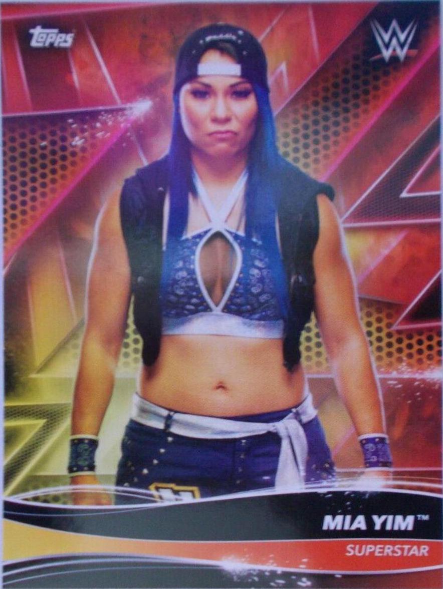 Mia Yim #99 Wrestling Cards 2021 Topps WWE Superstars