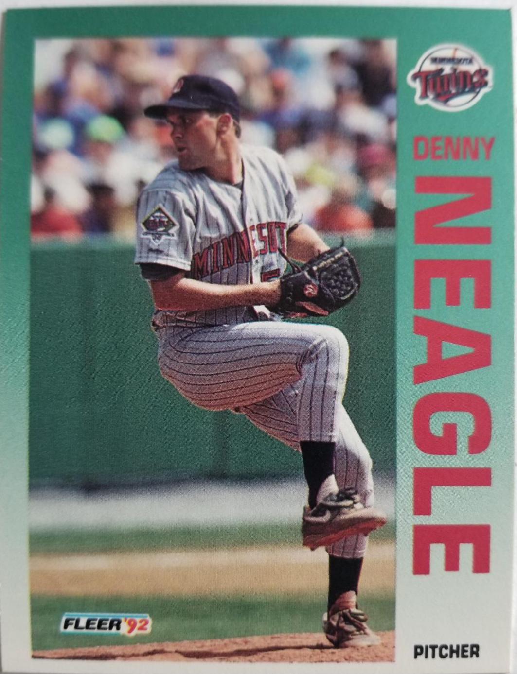 Denny Neagle #213 Baseball Cards 1992 Fleer
