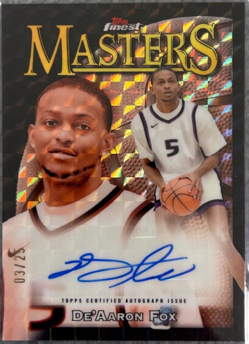 De'Aaron Fox [Black Refractor] #MA-DF