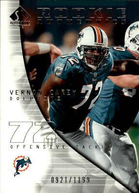 Vernon Carey #113 2004 Sp Authentic Football
