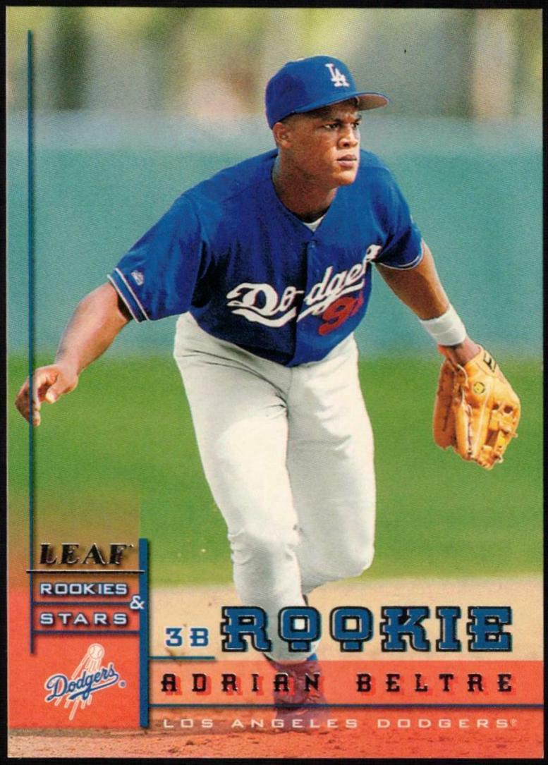 Adrian Beltre #319 Baseball Cards 1998 Leaf Rookies & Stars