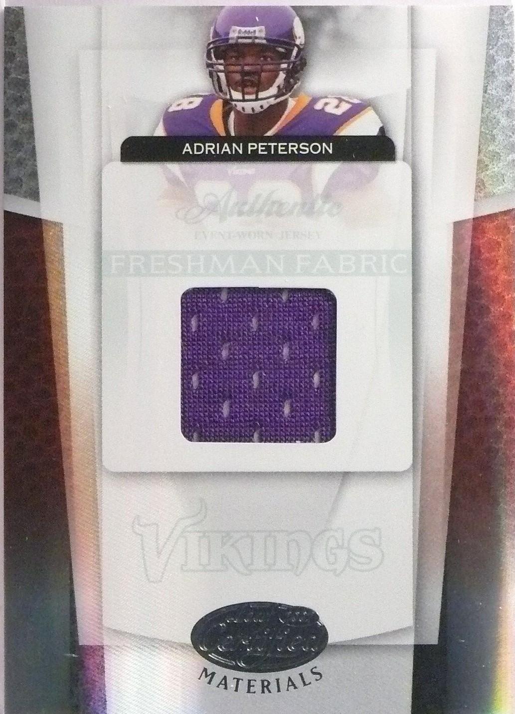 Adrian Peterson #219 Football Cards 2007 Leaf Certified Materials