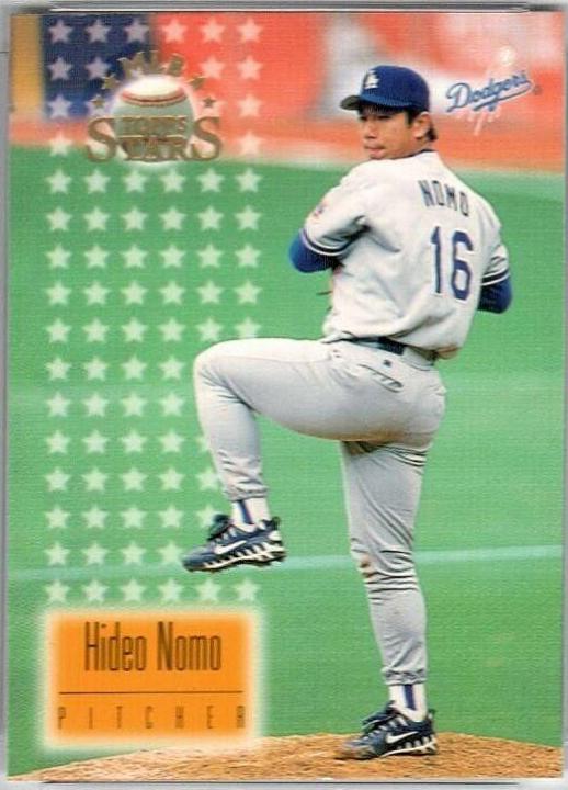 Hideo Nomo #71 Baseball Cards 1997 Topps Stars
