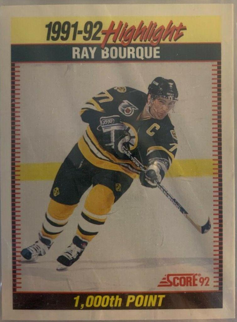 Ray Bourque #447 Hockey Cards 1992 Score