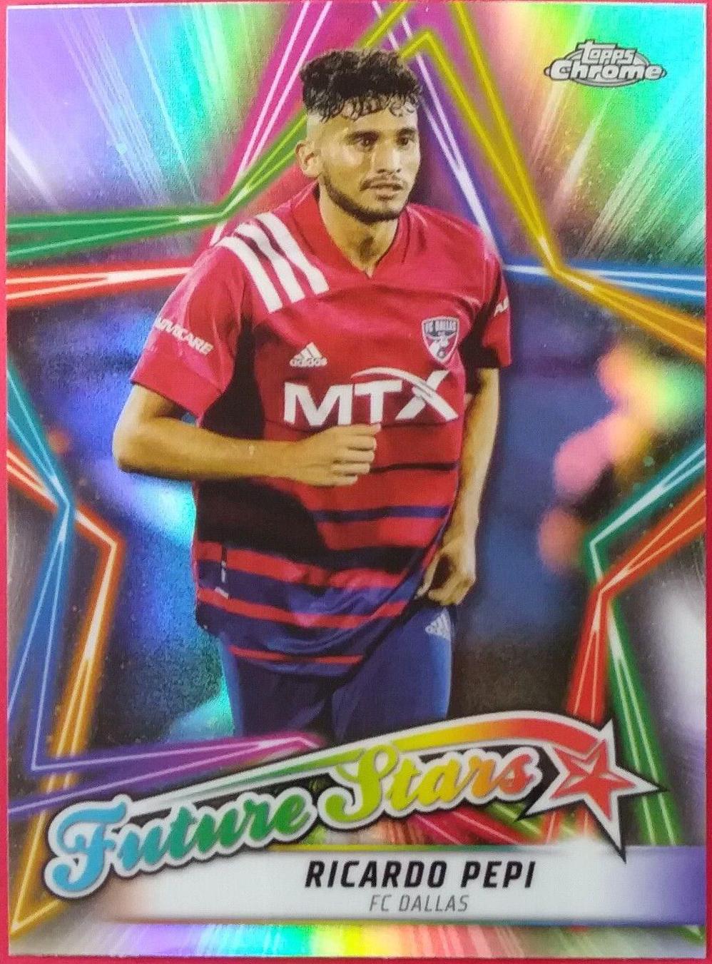 Ricardo Pepi #FS-1 Soccer Cards 2022 Topps Chrome MLS Future Stars