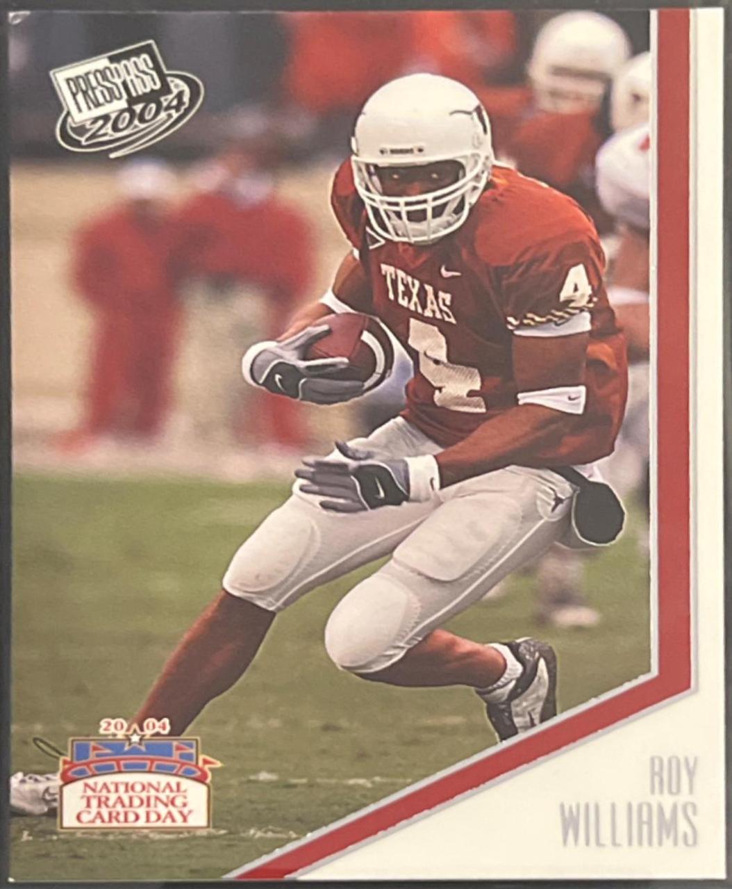 Roy Williams #PP7 Football Cards 2004 Press Pass