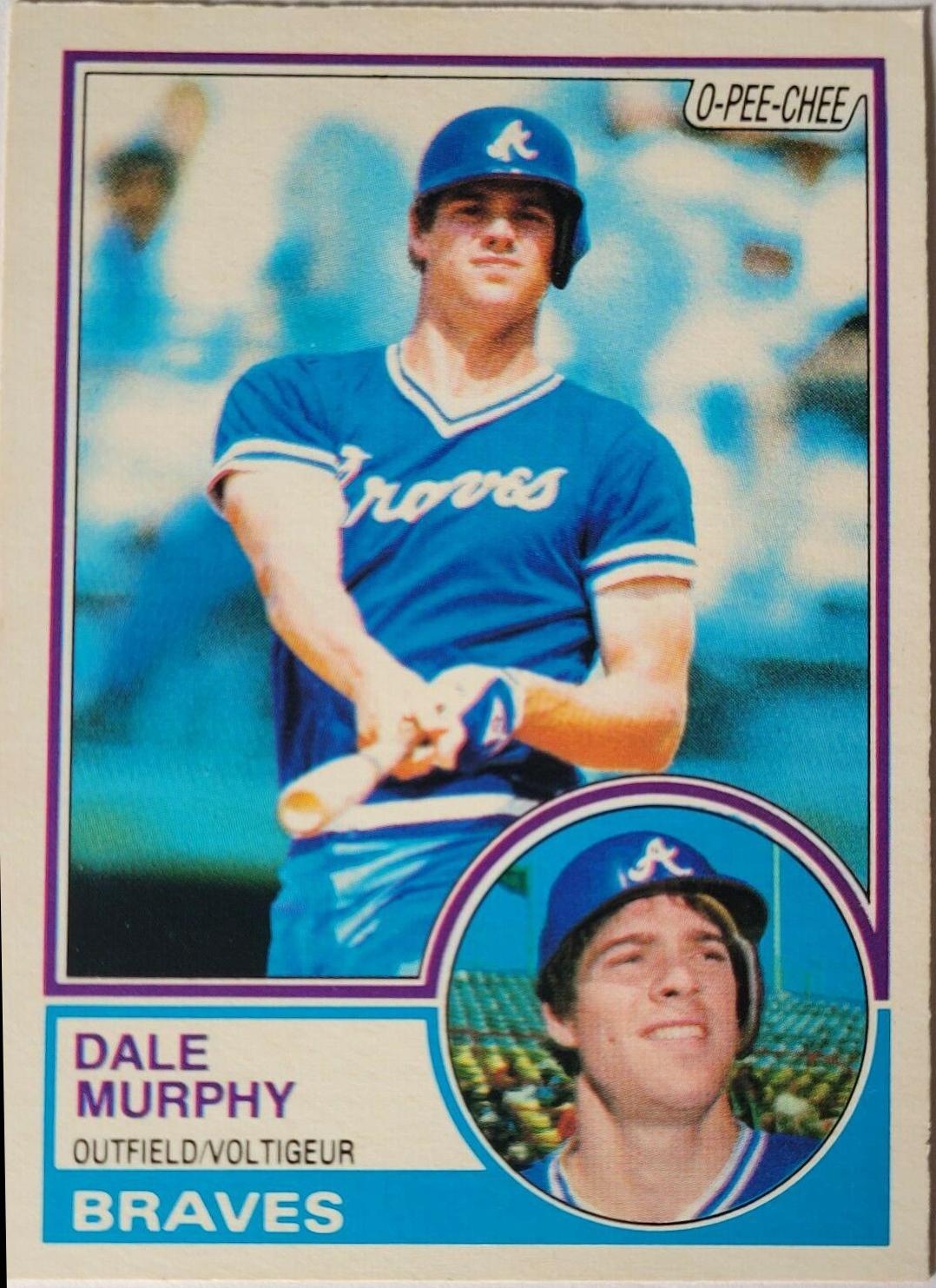 Dale Murphy #23 Baseball Cards 1983 O Pee Chee