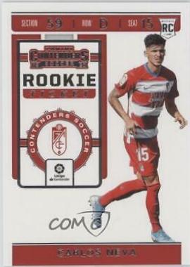 Carlos Neva #RT-2 Soccer Cards 2019 Panini Chronicles Contenders Rookie Ticket