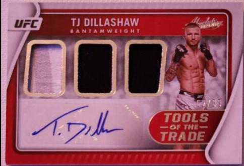 TJ Dillashaw #CS-TJD Ufc Cards 2022 Panini Chronicles UFC Signatures
