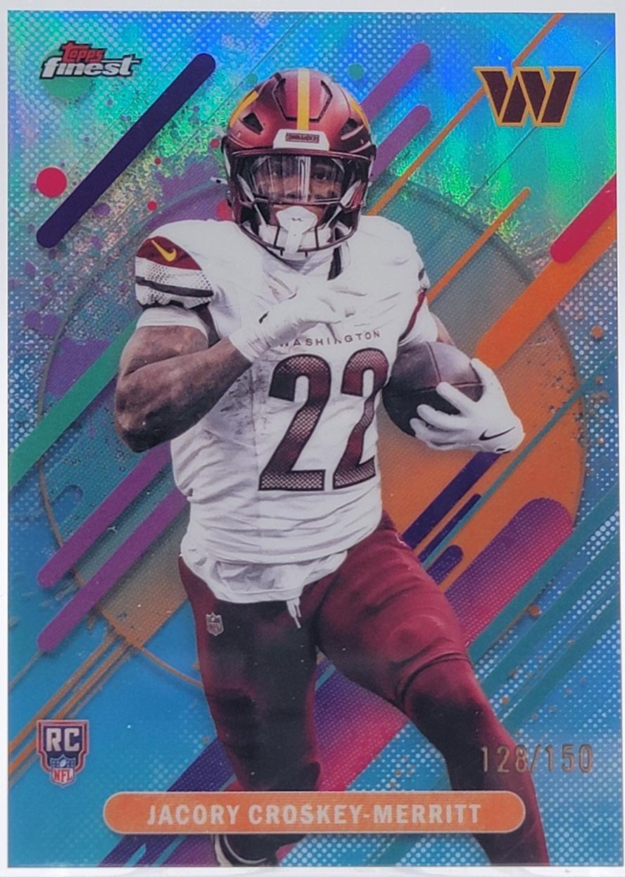 Jacory Croskey-Merritt [Sky Blue Refractor] #213