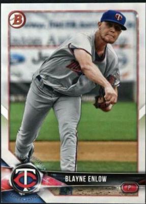 Blayne Enlow #BD-10 Baseball Cards 2018 Bowman Draft
