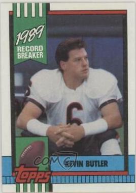 Kevin Butler #4 Football Cards 1990 Topps