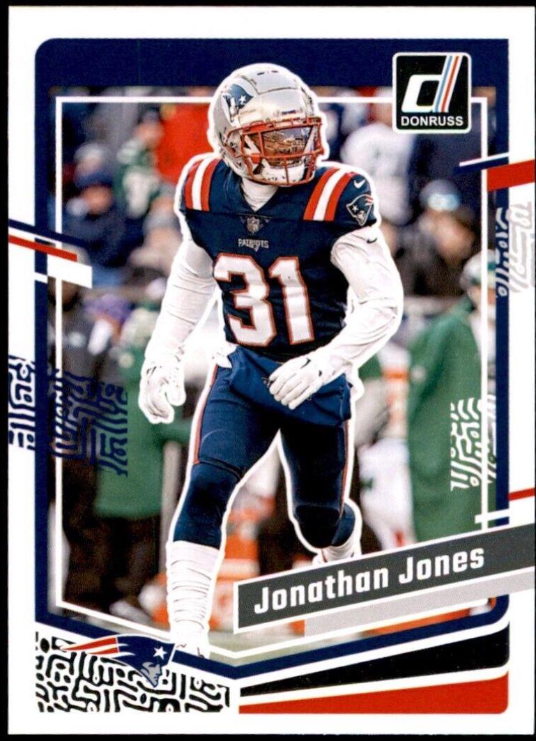 Jonathan Jones #203 Football Cards 2023 Panini Donruss