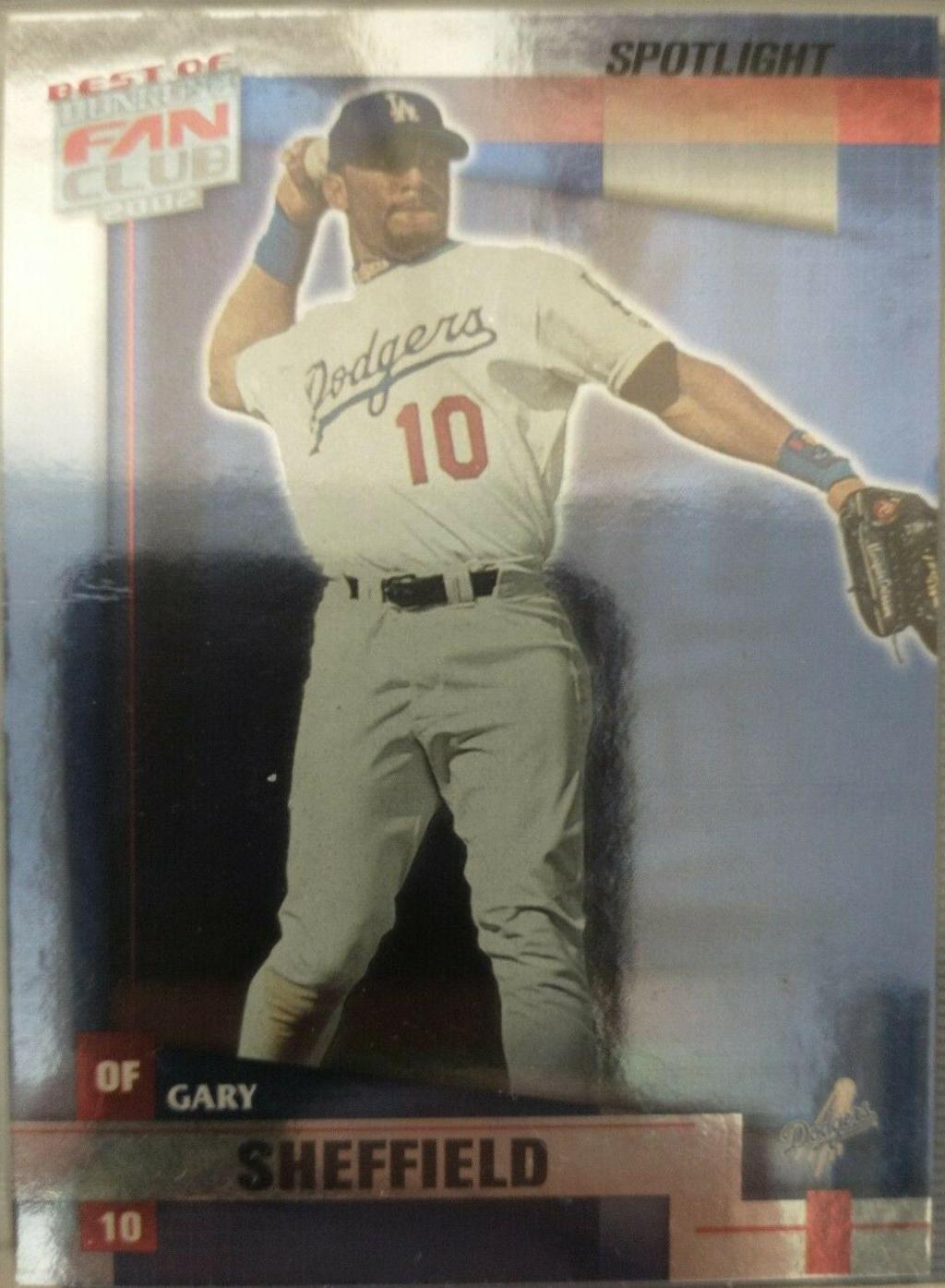 Gary Sheffield #36 Baseball Cards 2002 Donruss Best of Fan Club
