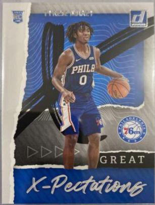 Tyrese Maxey #21 Basketball Cards 2020 Donruss Great X-Pectations