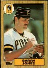 Barry Jones #494 Baseball Cards 1987 Topps Tiffany