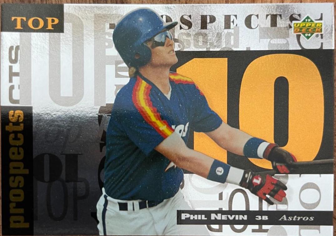 Phil Nevin #6 Baseball Cards 1993 Upper Deck Top Prospects