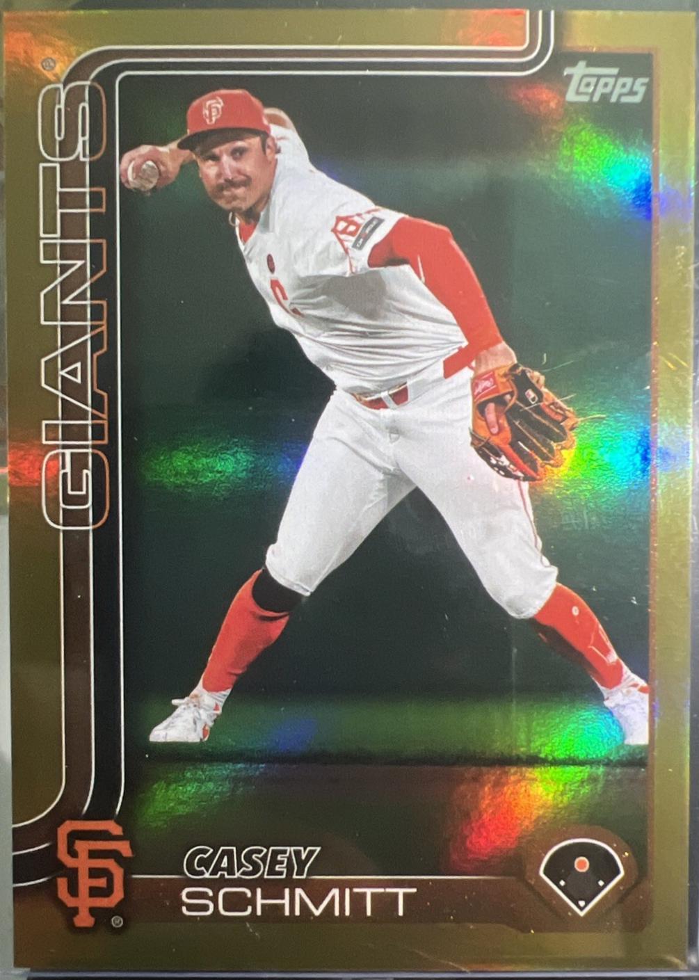 Casey Schmitt [Gold Diamante Foil] #495
