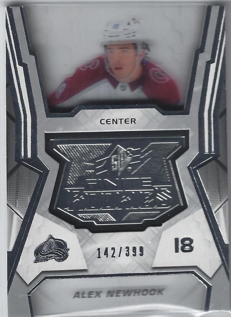 Alex Newhook #F-10 Hockey Cards 2021 SPx Finite Rookies
