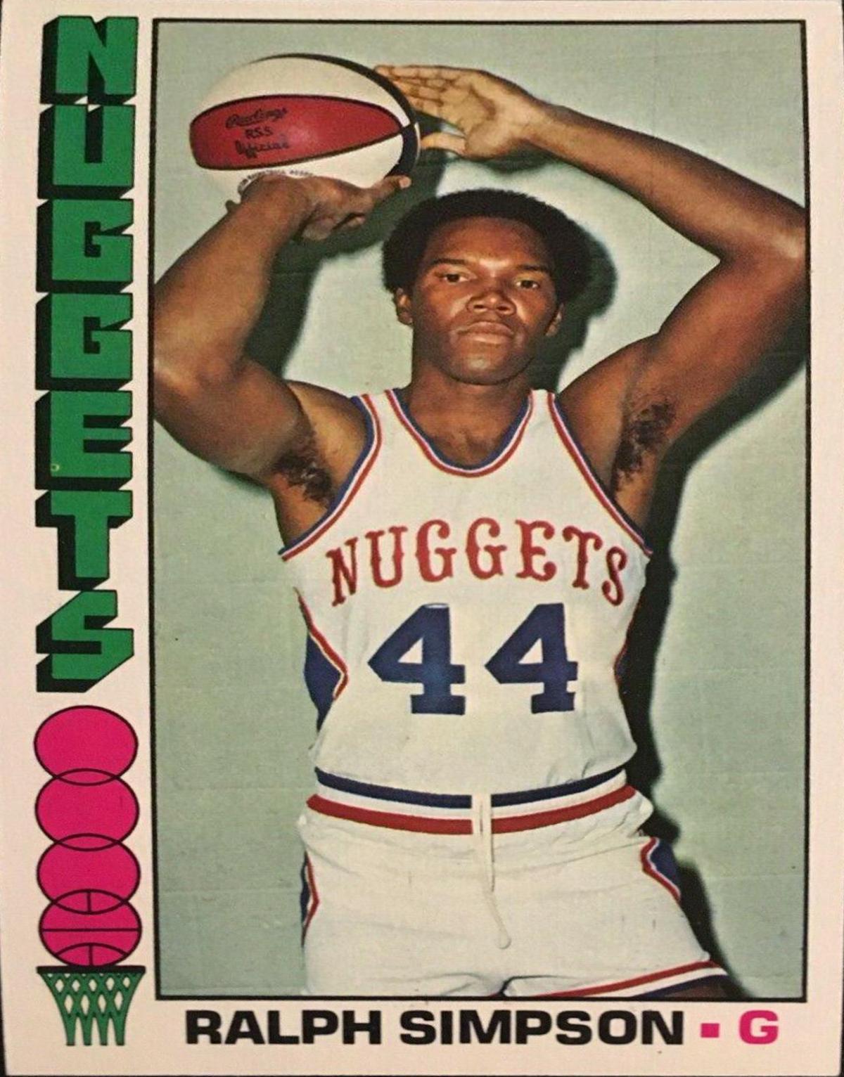 Ralph Simpson #22 Basketball Cards 1976 Topps