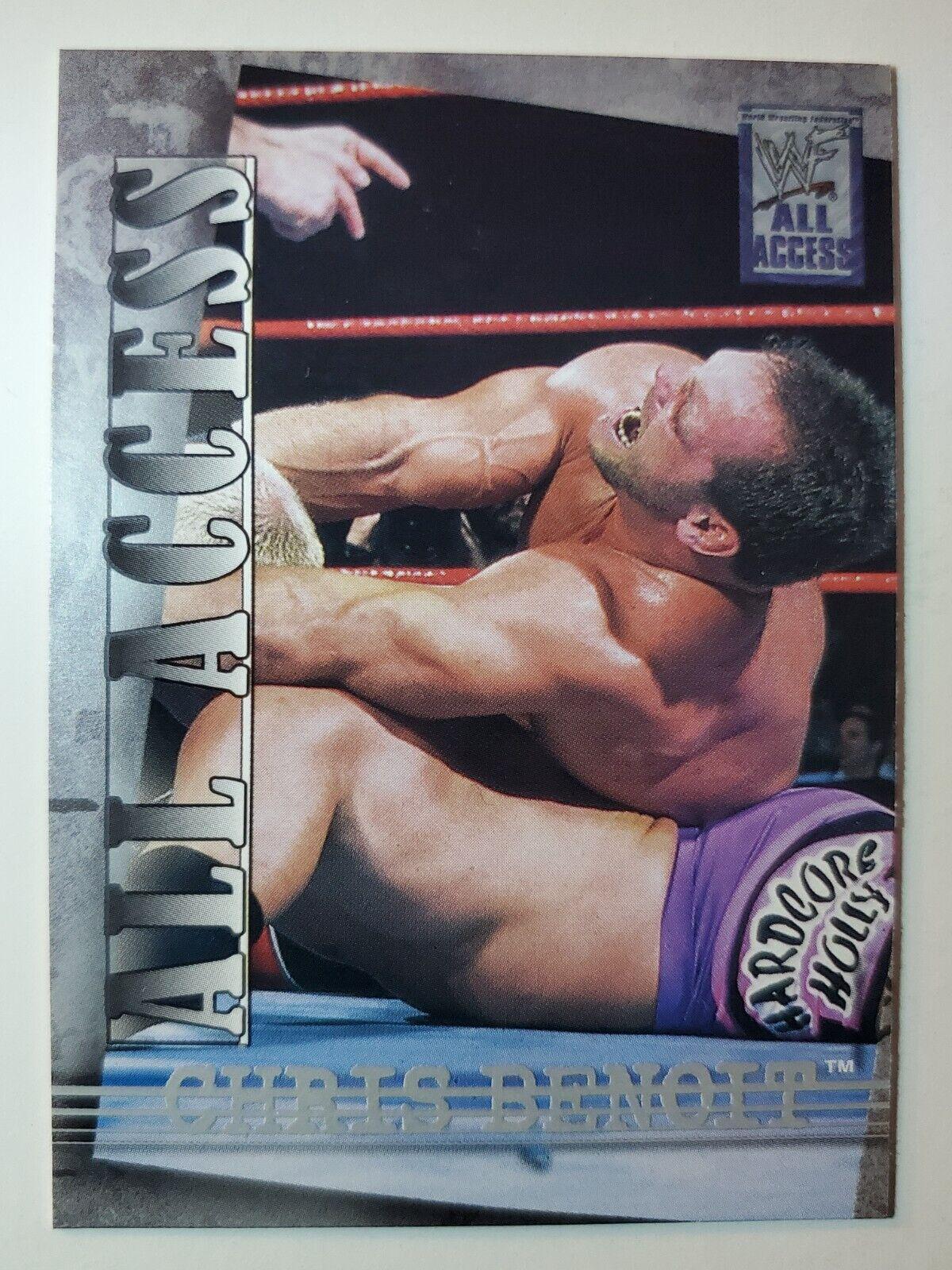 Chris Benoit #15 Wrestling Cards 2002 Fleer WWF All Access