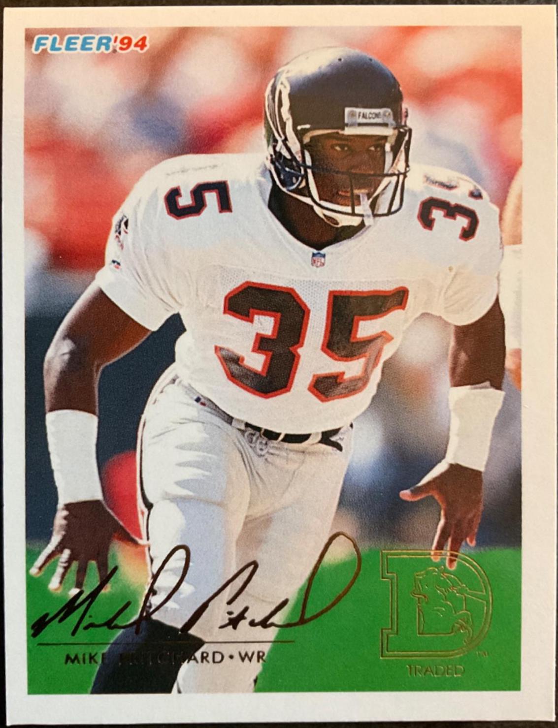 Mike Pritchard #29 Football Cards 1994 Fleer