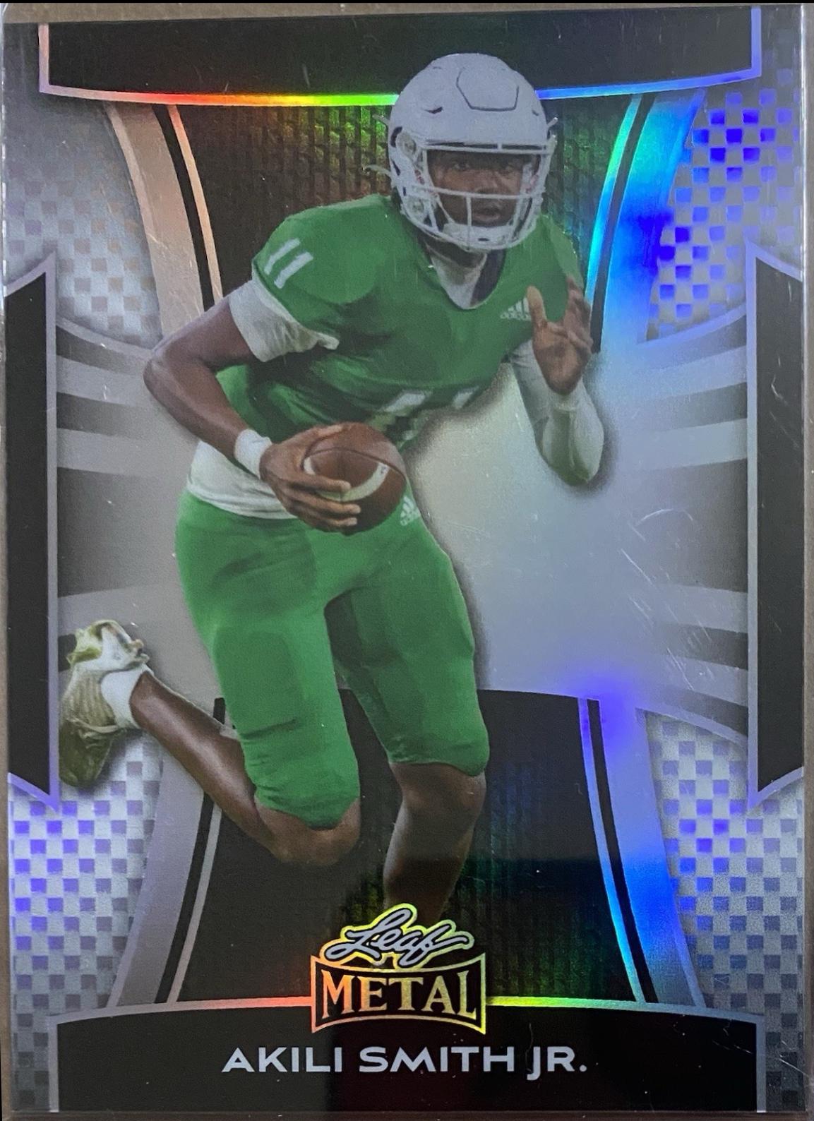 Akili Smith Jr #3 2025 Leaf Metal Football